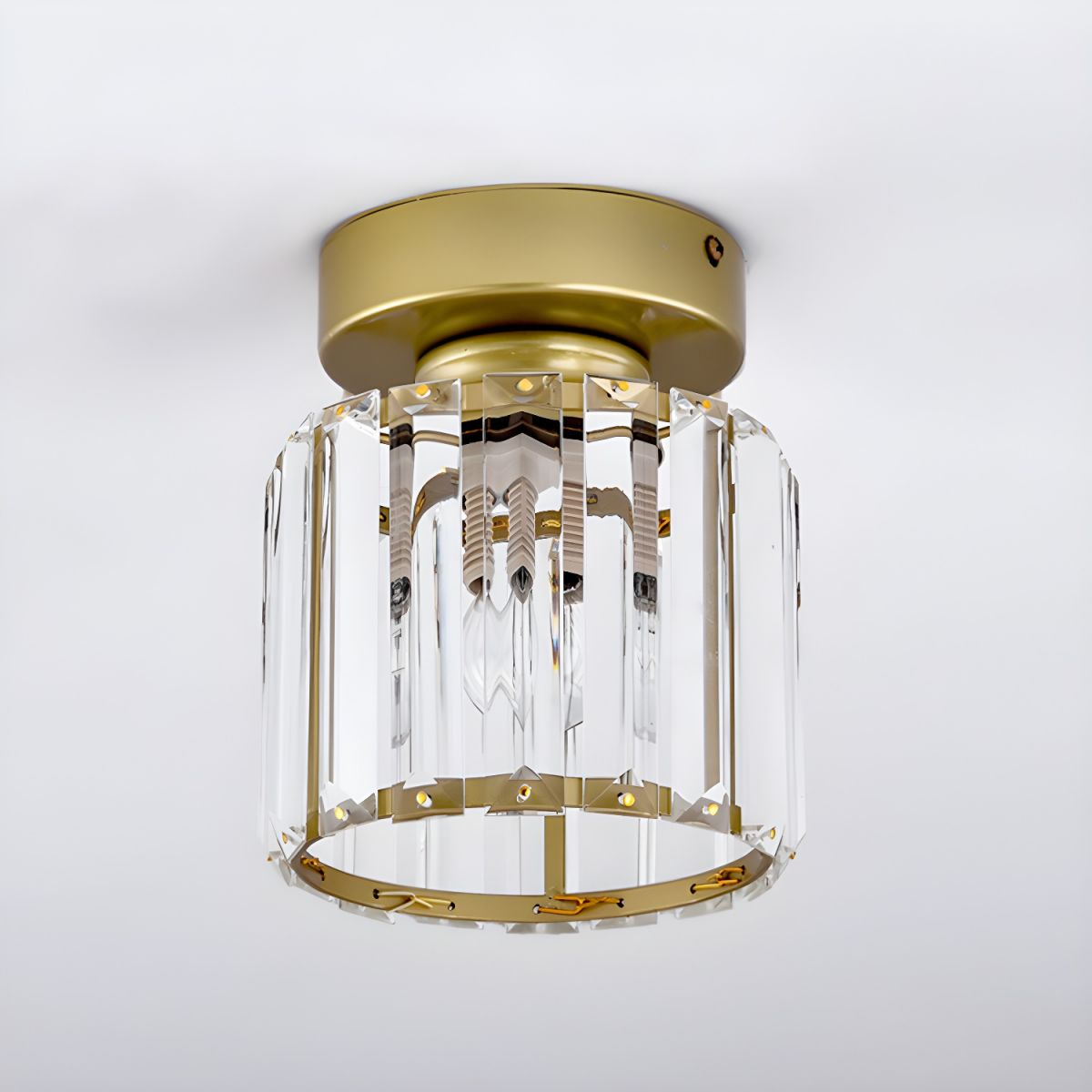 Luxe Kristallen Plafondlamp – Modern Design & Sprankelende Verlichting
