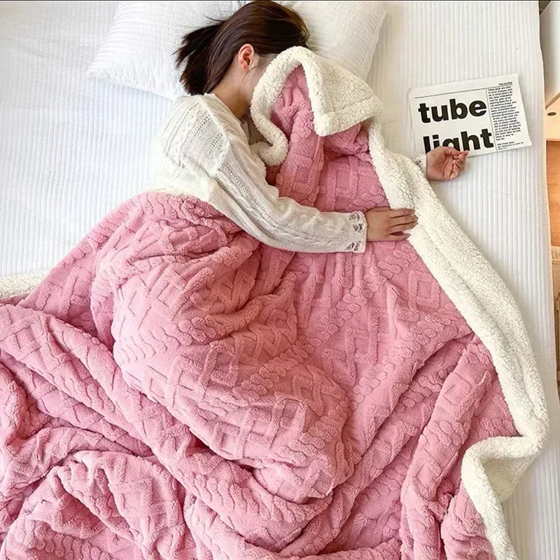 Luxe Winterdeken van Lamswol en Fleece – WarmWool