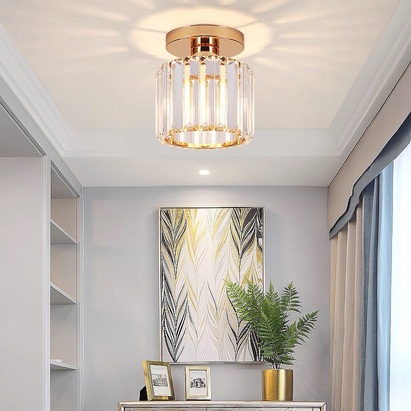 Luxe Kristallen Plafondlamp – Modern Design & Sprankelende Verlichting