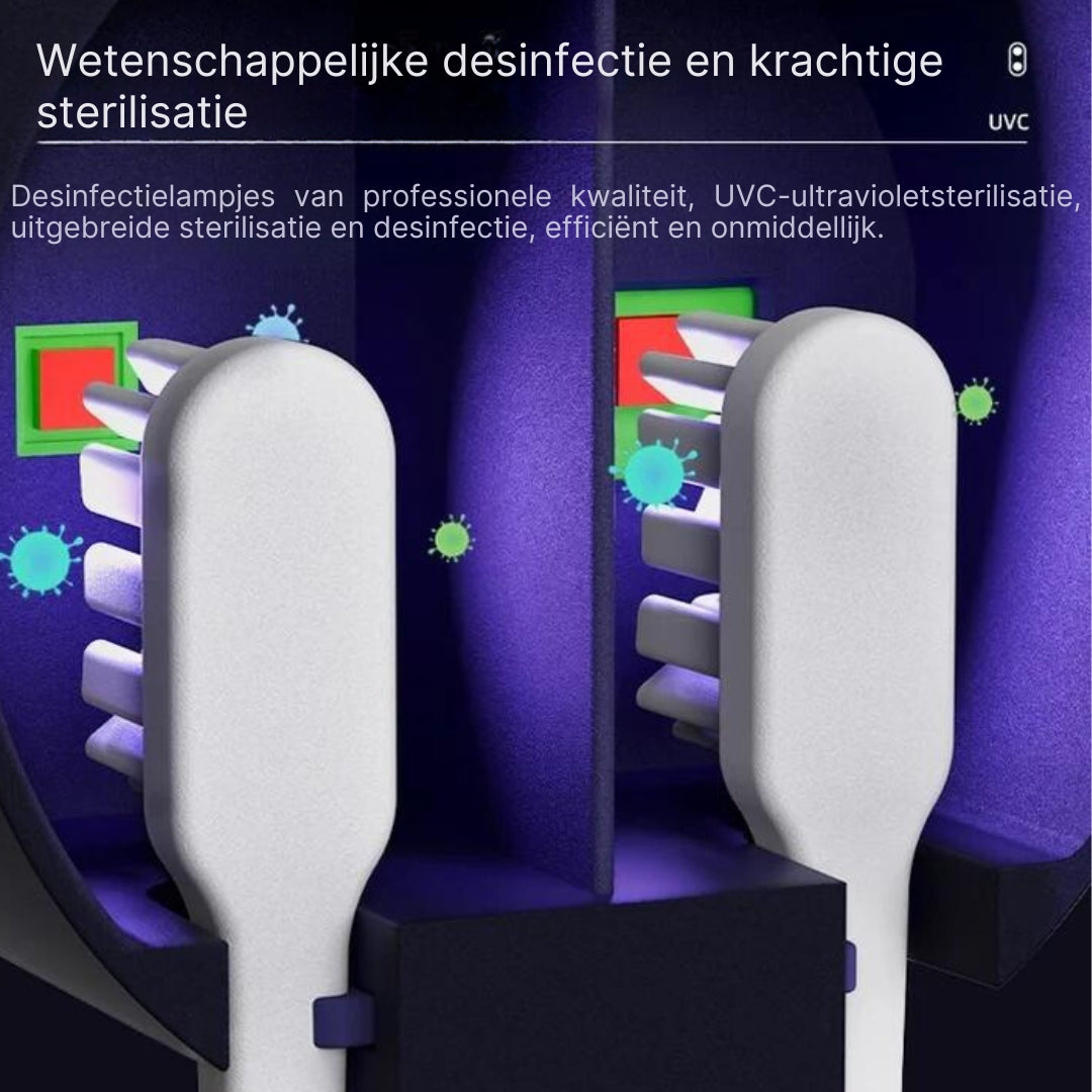 BrushShield Elektrische Tandenborstel Sterilisator - Hygiëne en Bescherming voor je Tandenborstel