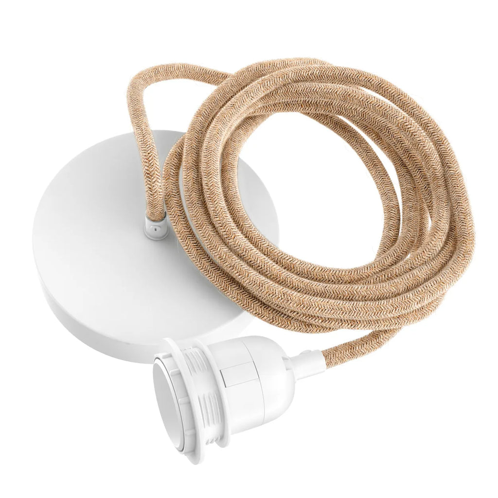 Plafondlamp Fitting - Naturel Wit - Eenvoudige Montage - 1 Fitting