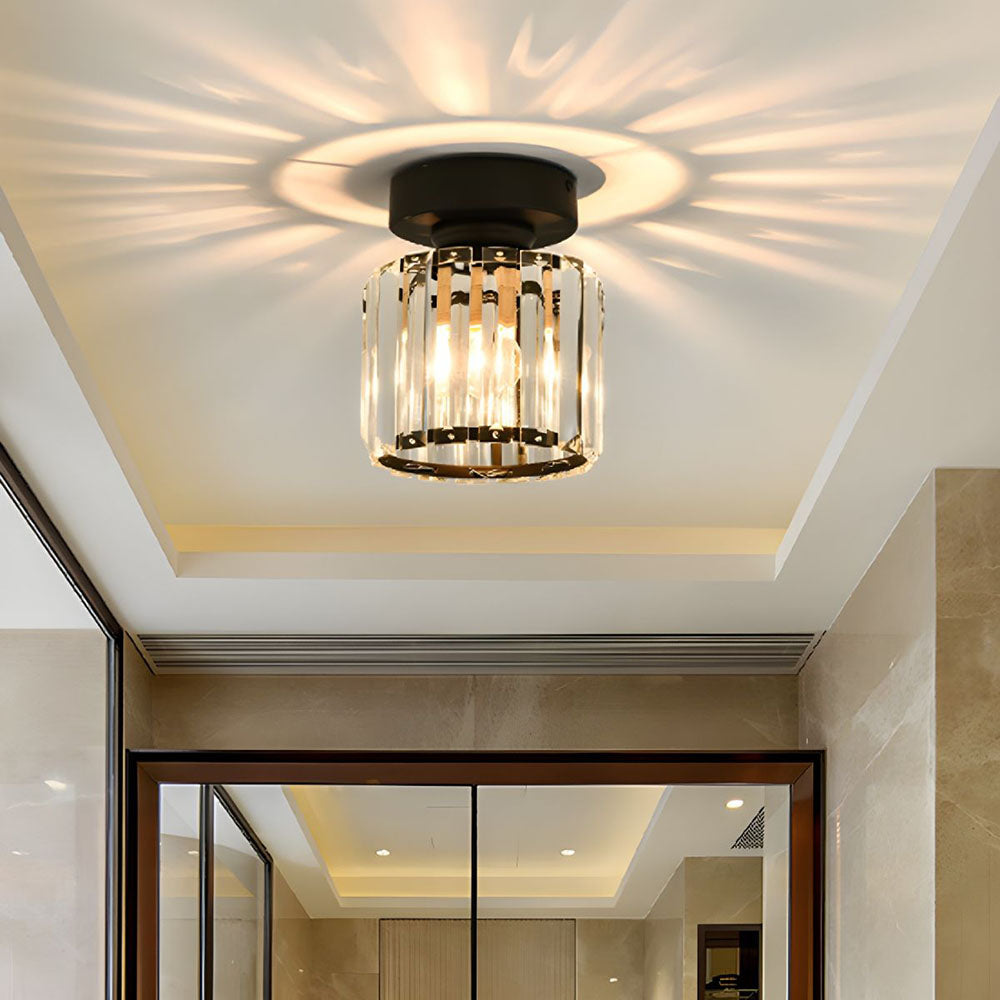 Luxe Kristallen Plafondlamp – Modern Design & Sprankelende Verlichting
