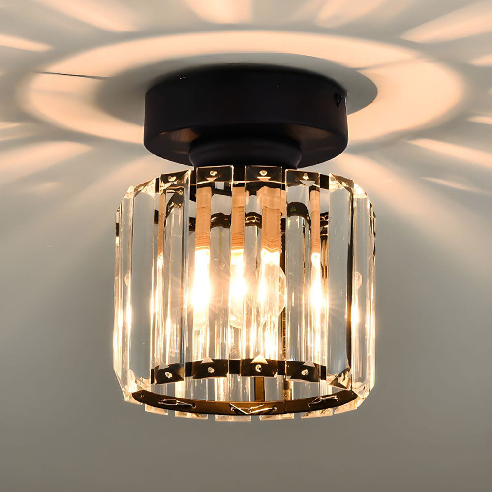 Luxe Kristallen Plafondlamp – Modern Design & Sprankelende Verlichting