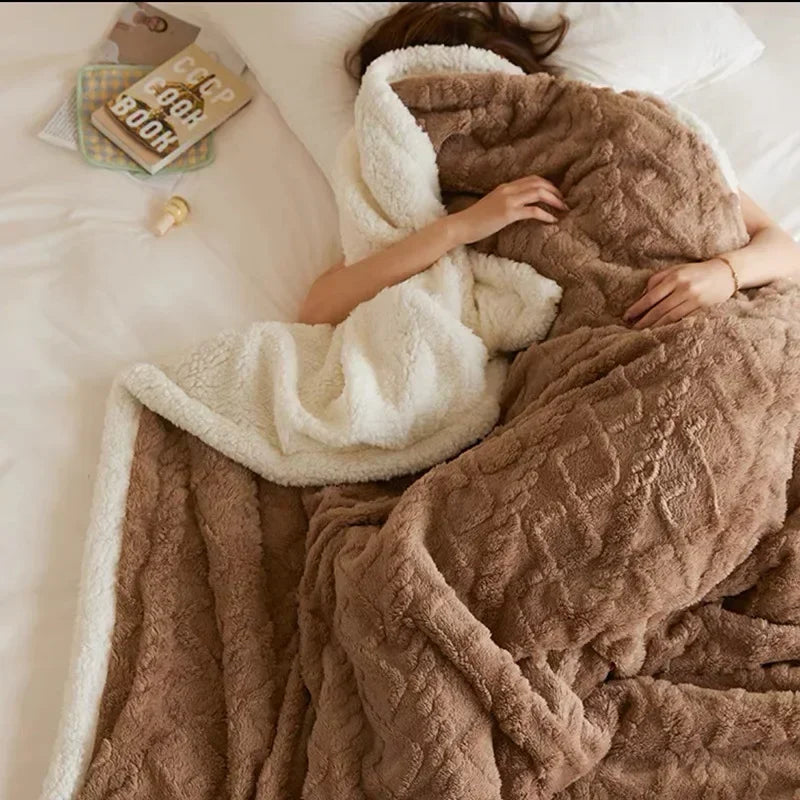 Luxe Winterdeken van Lamswol en Fleece – WarmWool