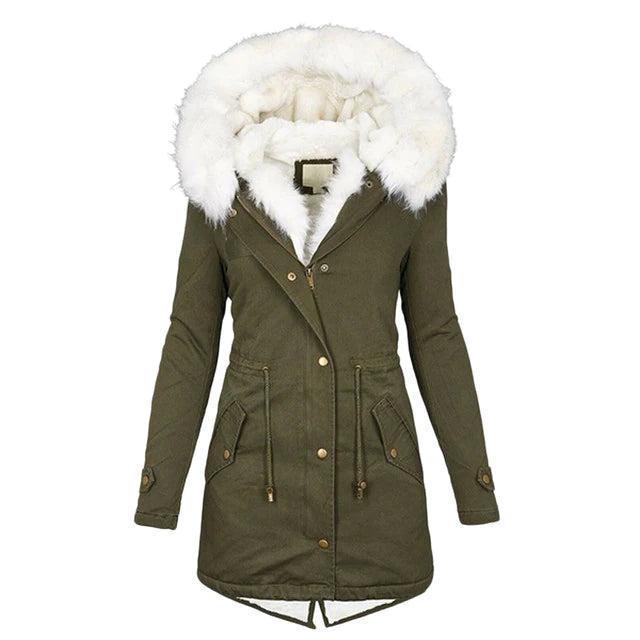 Aurelia | Luxe Faux Fur Bontjas voor Dames