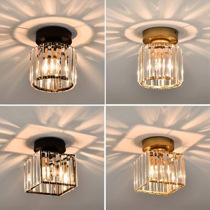 Luxe Kristallen Plafondlamp – Modern Design & Sprankelende Verlichting