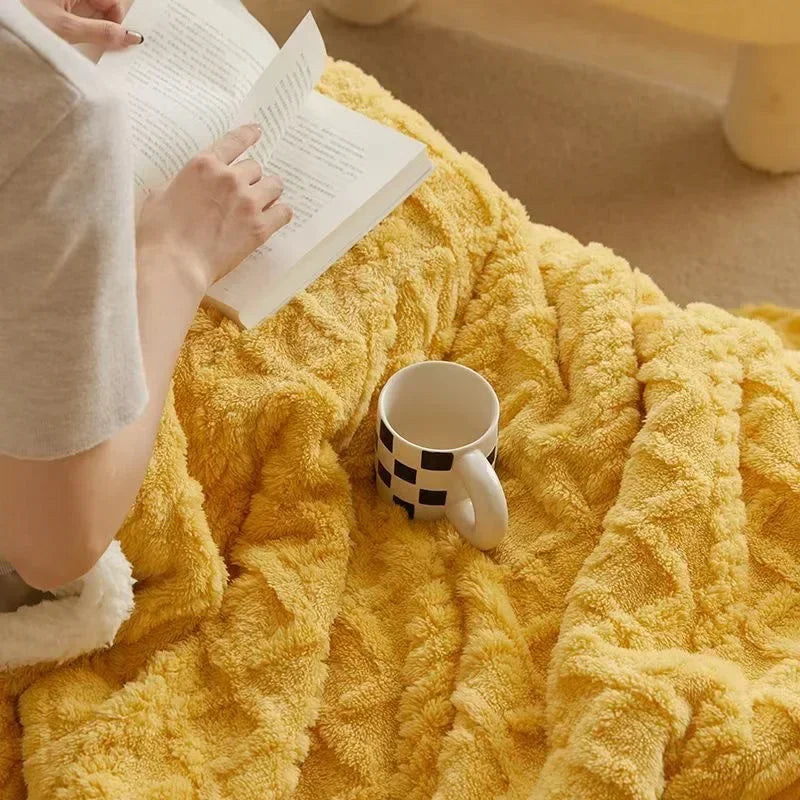 Luxe Winterdeken van Lamswol en Fleece – WarmWool