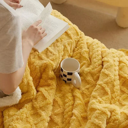 Luxe Winterdeken van Lamswol en Fleece – WarmWool