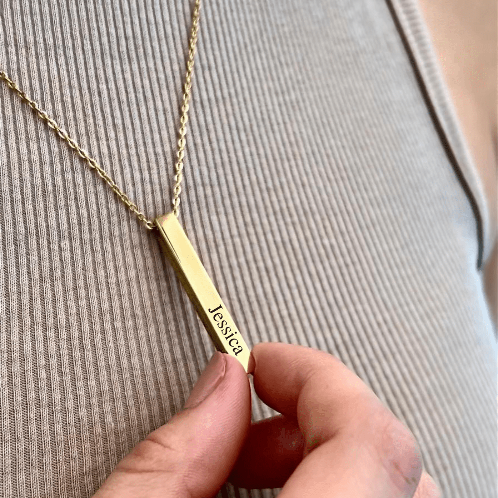 PersonalBar – Gepersonaliseerde Bar Ketting met Gravering