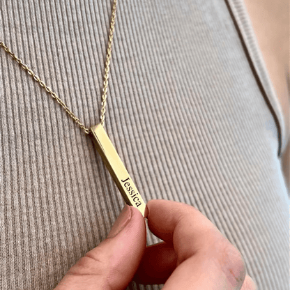 PersonalBar – Gepersonaliseerde Bar Ketting met Gravering