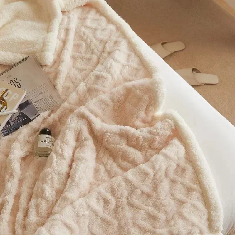 Luxe Winterdeken van Lamswol en Fleece – WarmWool