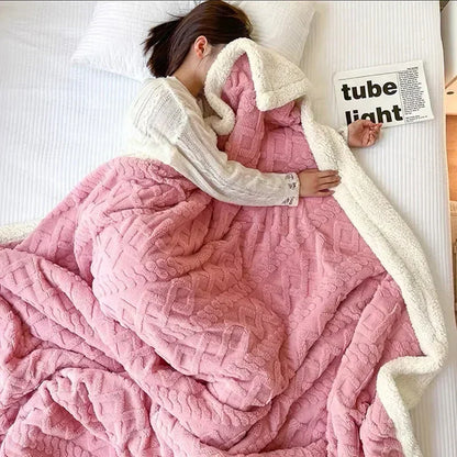 Luxe Winterdeken van Lamswol en Fleece – WarmWool
