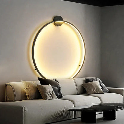 LumaGlow – Stijlvolle Ronde LED Wandlamp voor een Modern Interieur