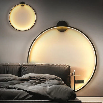 LumaGlow – Stijlvolle Ronde LED Wandlamp voor een Modern Interieur