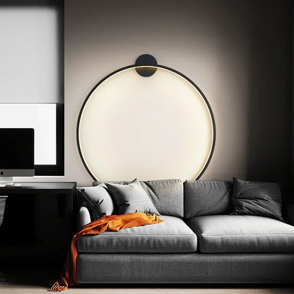 LumaGlow – Stijlvolle Ronde LED Wandlamp voor een Modern Interieur