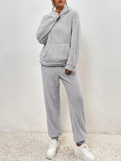 Sienna Teddy Loungewear Set – Warm, Zacht & Stijlvol