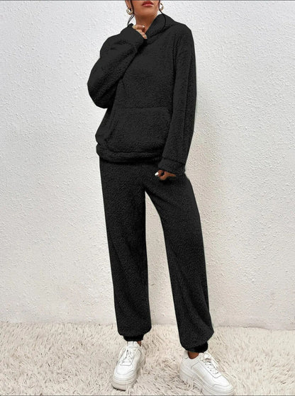 Sienna Teddy Loungewear Set – Warm, Zacht & Stijlvol