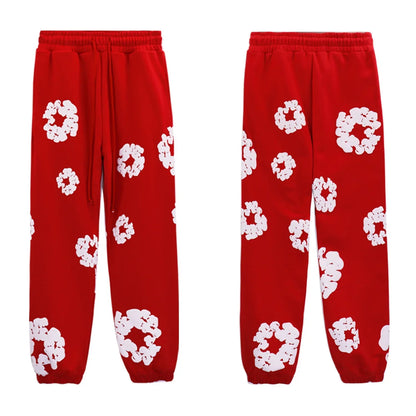 FloralFit Gebloemd Hoodie Trainingspak voor man en vrouw- Comfortabel en Stijlvol