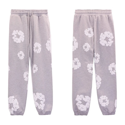 FloralFit Gebloemd Hoodie Trainingspak voor man en vrouw- Comfortabel en Stijlvol