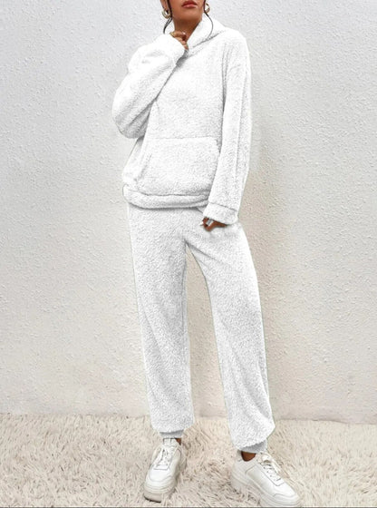 Sienna Teddy Loungewear Set – Warm, Zacht & Stijlvol