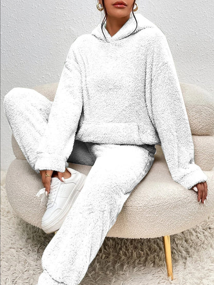 Sienna Teddy Loungewear Set – Warm, Zacht & Stijlvol
