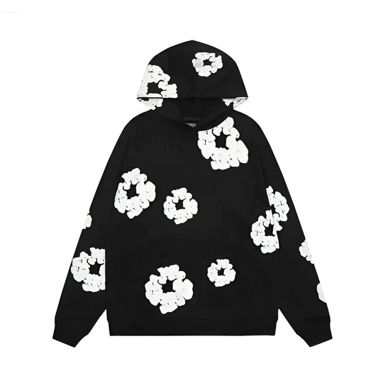FloralFit Gebloemd Hoodie Trainingspak voor man en vrouw- Comfortabel en Stijlvol