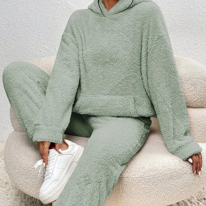 Sienna Teddy Loungewear Set – Warm, Zacht & Stijlvol