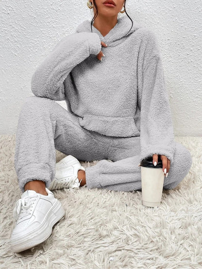 Sienna Teddy Loungewear Set – Warm, Zacht & Stijlvol
