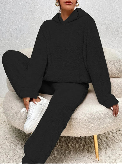 Sienna Teddy Loungewear Set – Warm, Zacht & Stijlvol