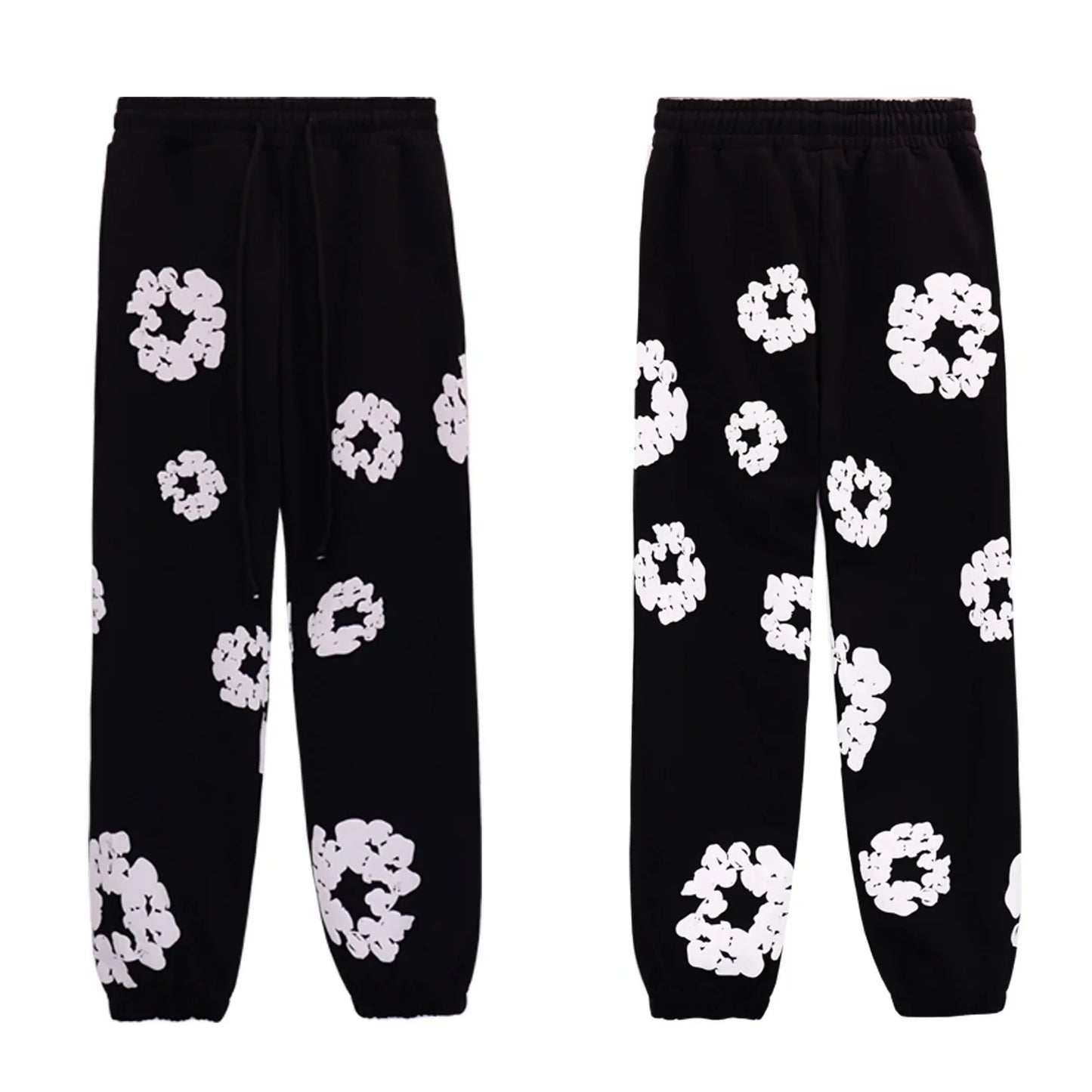 FloralFit Gebloemd Hoodie Trainingspak voor man en vrouw- Comfortabel en Stijlvol