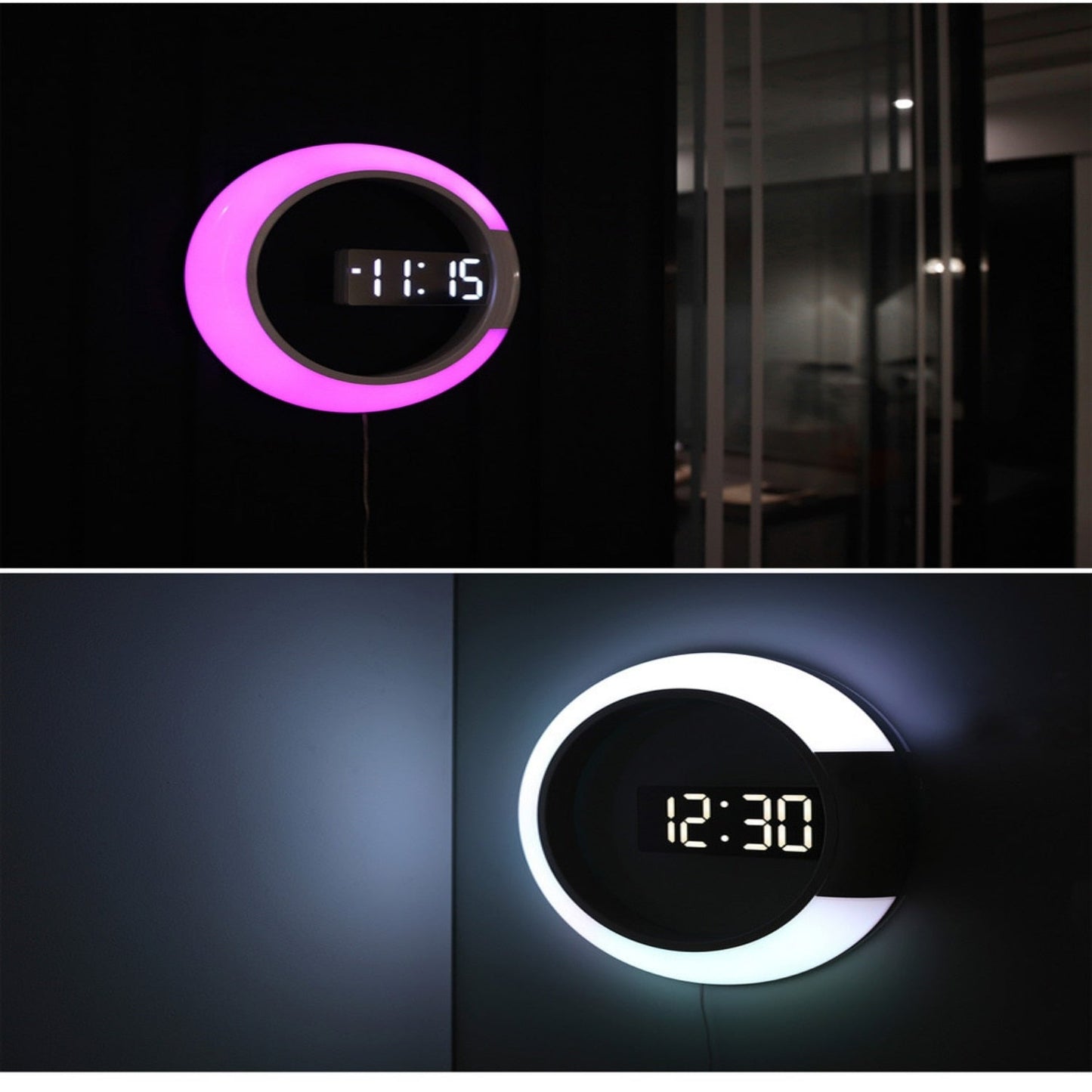 LumiTime LED Wandklok – Stijlvol Design & Slimme Functionaliteit