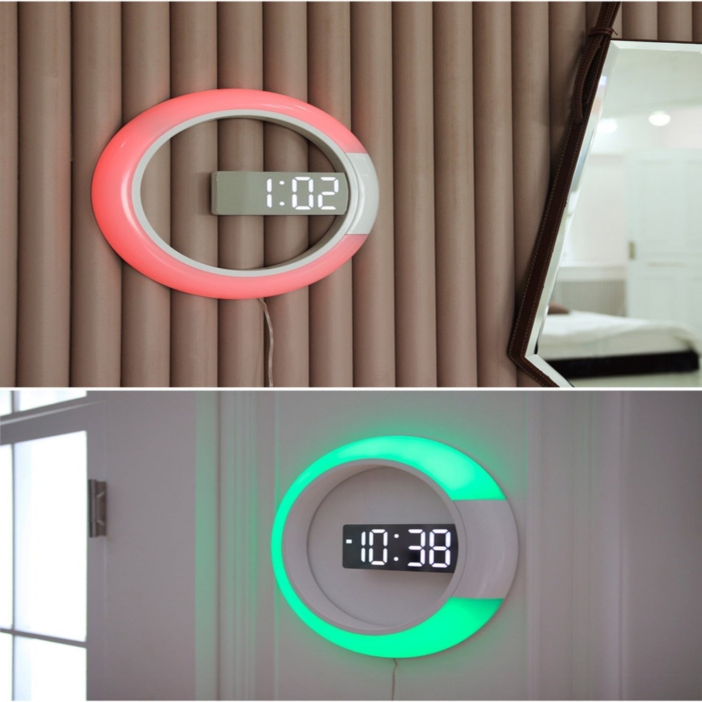 LumiTime LED Wandklok – Stijlvol Design & Slimme Functionaliteit